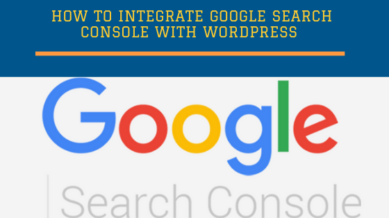 How to integrate google search console