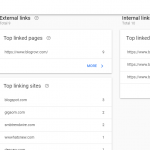 Search console links
