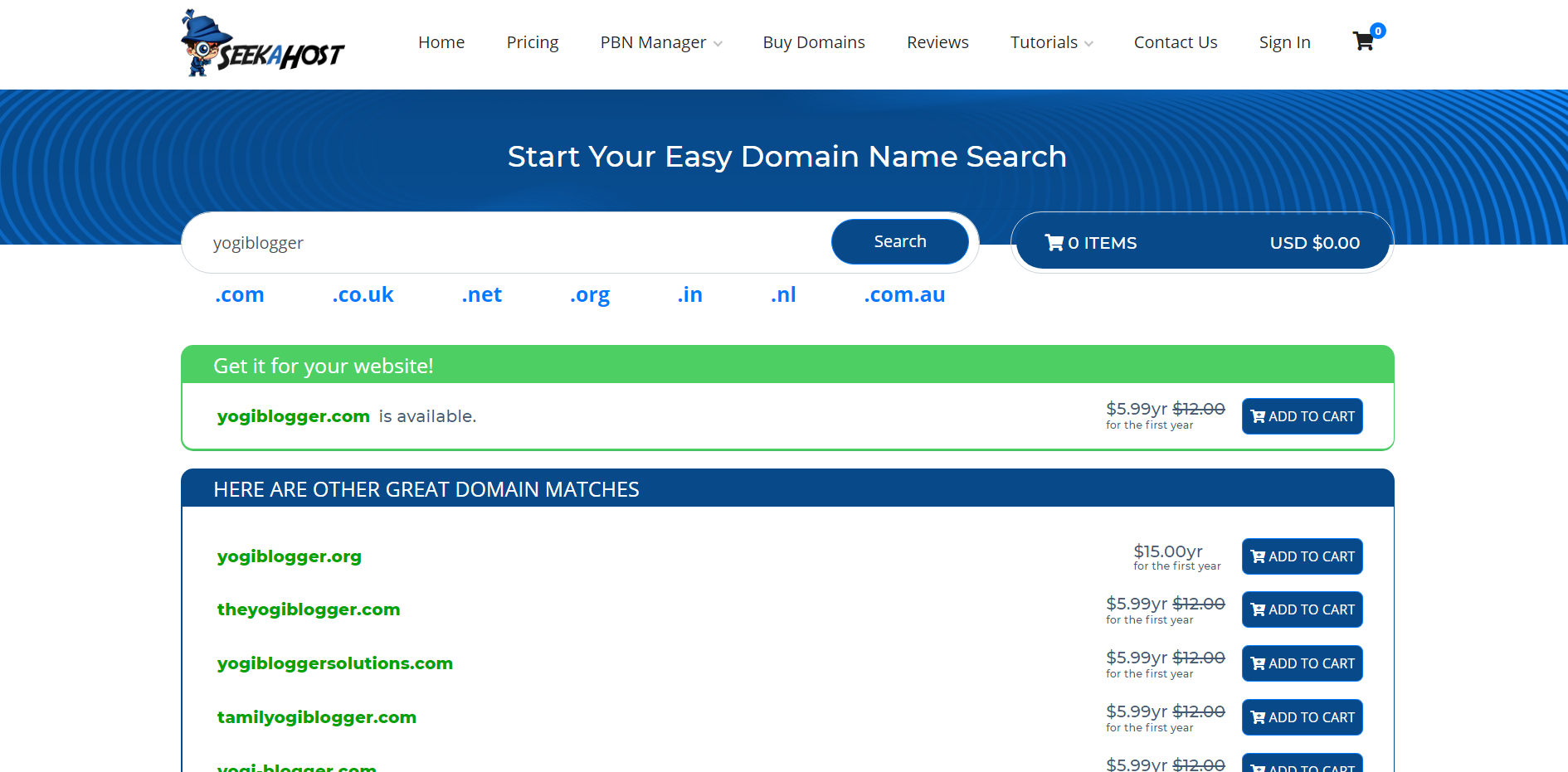 How to register a domain name and get web hosting with SeekaHost? | I ...