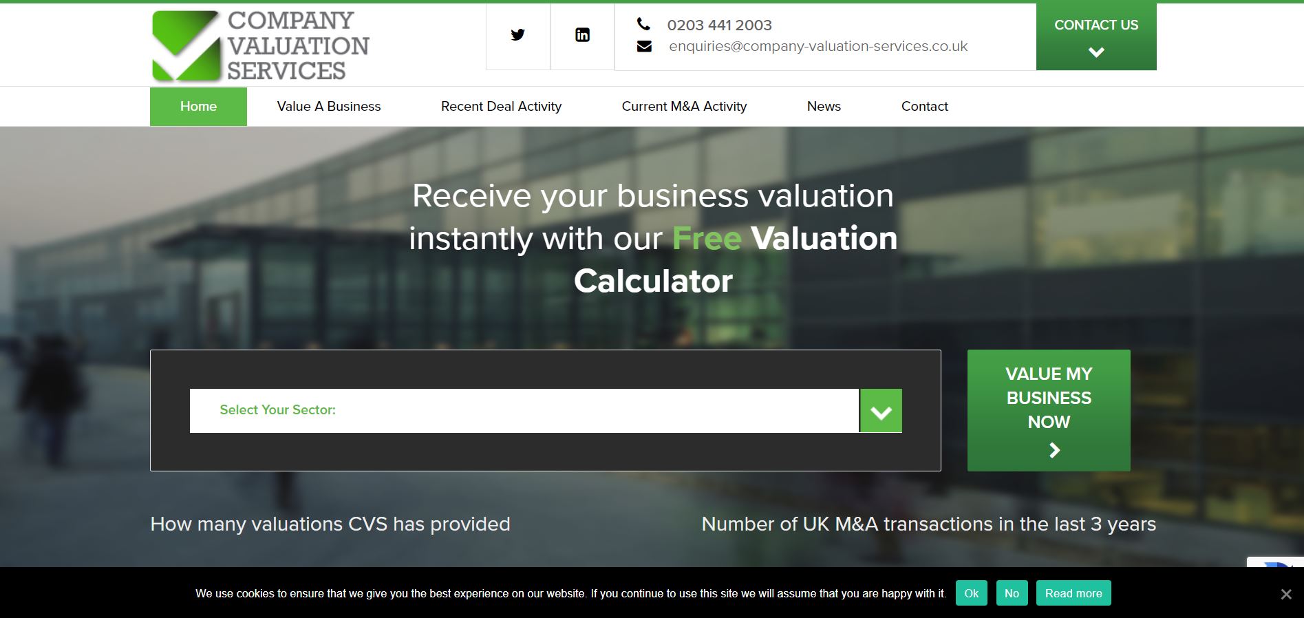 Company valuation services