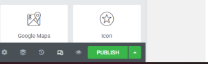 publish page through elementor