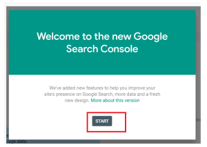 final step of google console