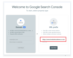 search console login