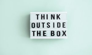 Able to think outside the box