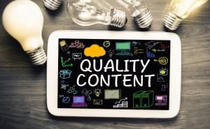 Create quality content