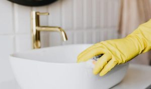 Golden Interior - Bathroom and golden gloss