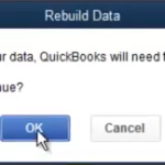 Click on OK in Rebuild Data Window