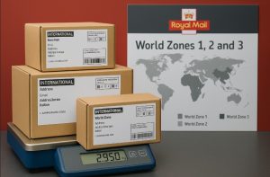 What Are The International Parcel Prices For World Zones 1, 2, And 3