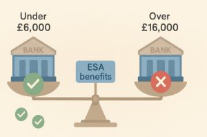 How Do Savings Affect Income-Related ESA