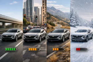 How Do Different Driving Behaviours Impact Battery Usage in the LYRIQ