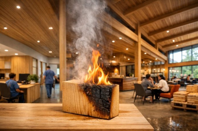 how fire-retardant treatments changing timber design