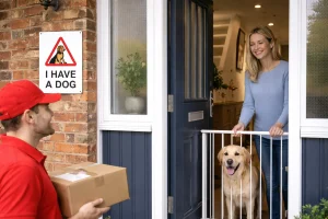 How Can a Dog Warning Sign Improve Delivery Safety
